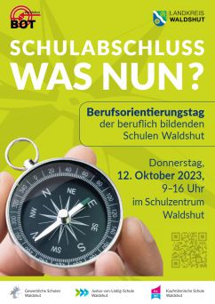 Plakat Berufsorientierungstag der beruflich bildenden Schulen Waldshut